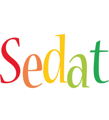 Sedat birthday logo