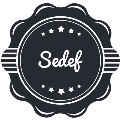 Sedef badge logo