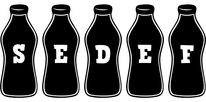 Sedef bottle logo