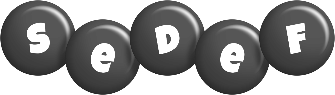 Sedef candy-black logo