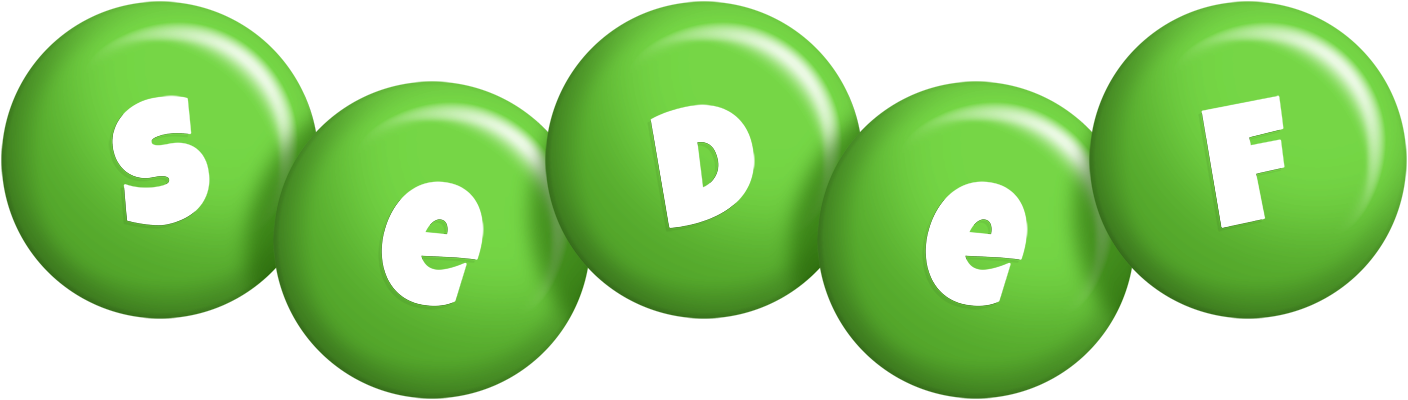 Sedef candy-green logo