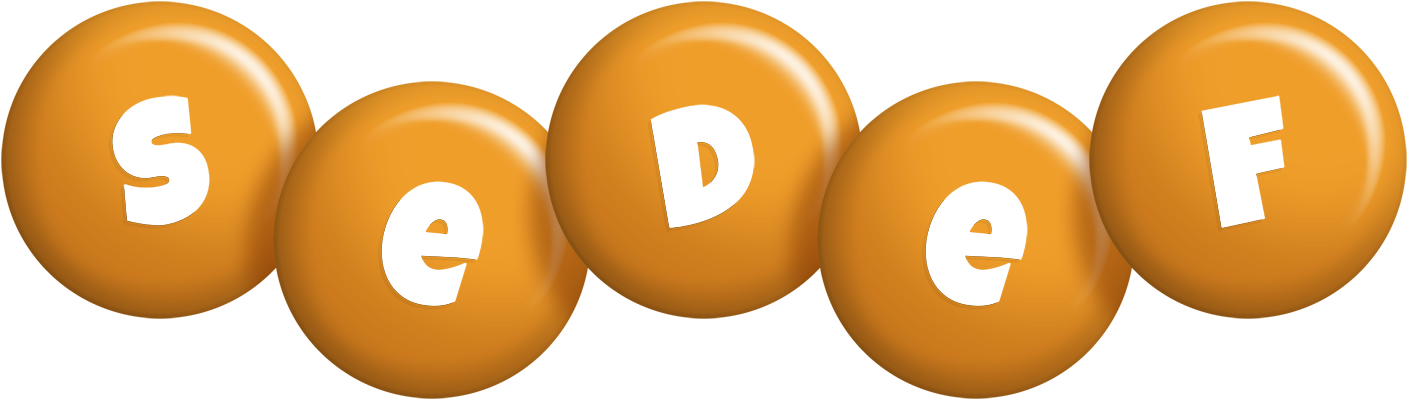 Sedef candy-orange logo