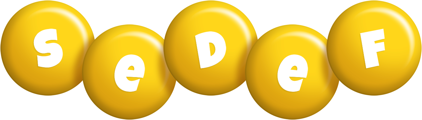 Sedef candy-yellow logo
