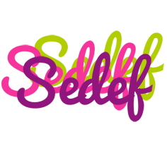 Sedef flowers logo