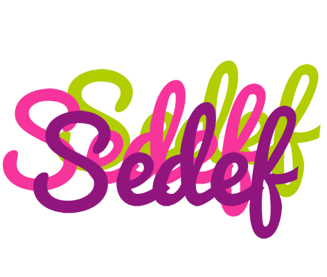 Sedef flowers logo