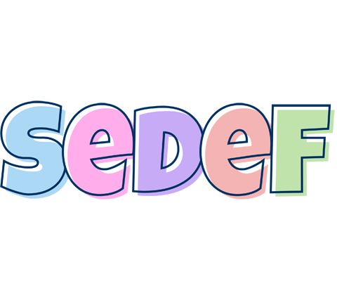 Sedef pastel logo