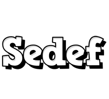 Sedef snowing logo