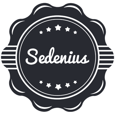 Sedenius badge logo