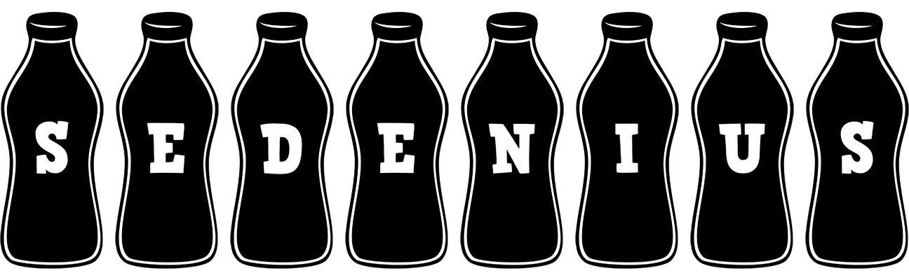 Sedenius bottle logo
