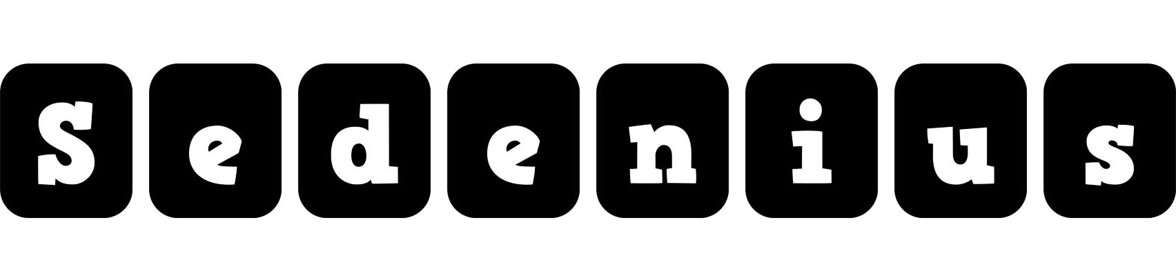 Sedenius box logo