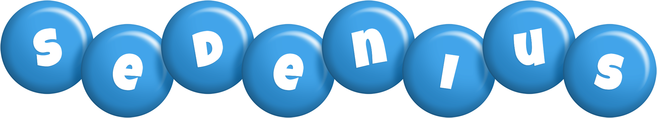Sedenius candy-blue logo