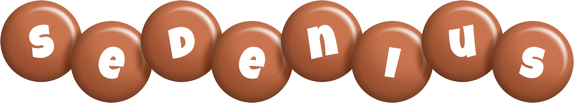 Sedenius candy-brown logo