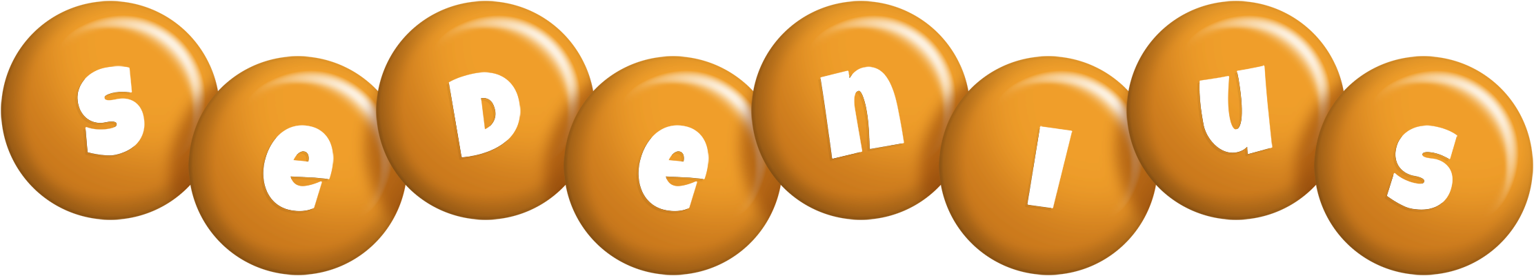 Sedenius candy-orange logo