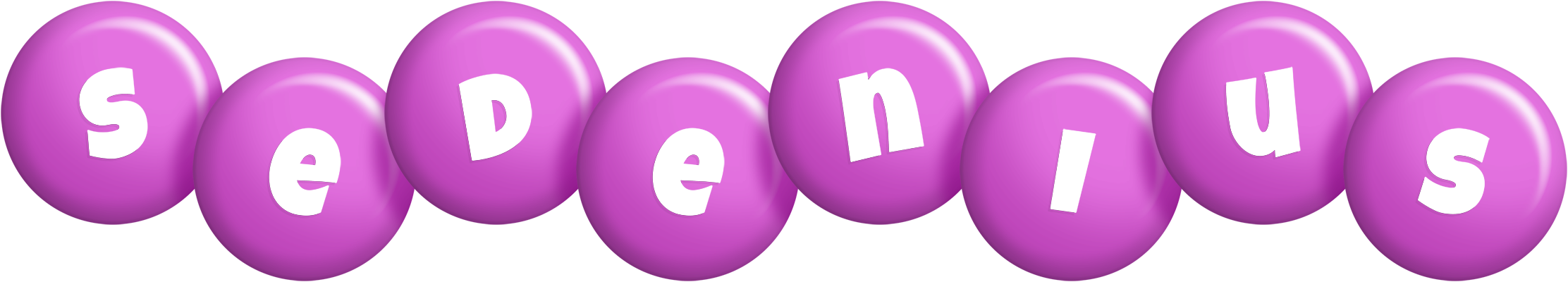Sedenius candy-purple logo