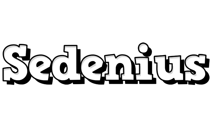 Sedenius snowing logo