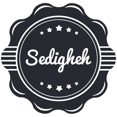 Sedigheh badge logo