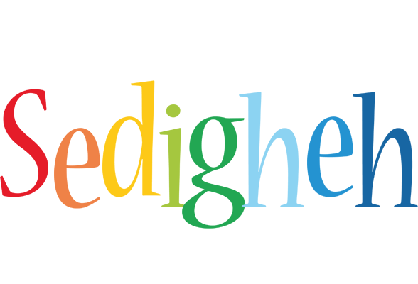Sedigheh birthday logo