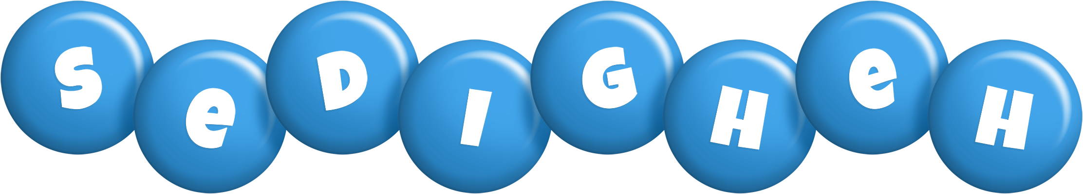 Sedigheh candy-blue logo