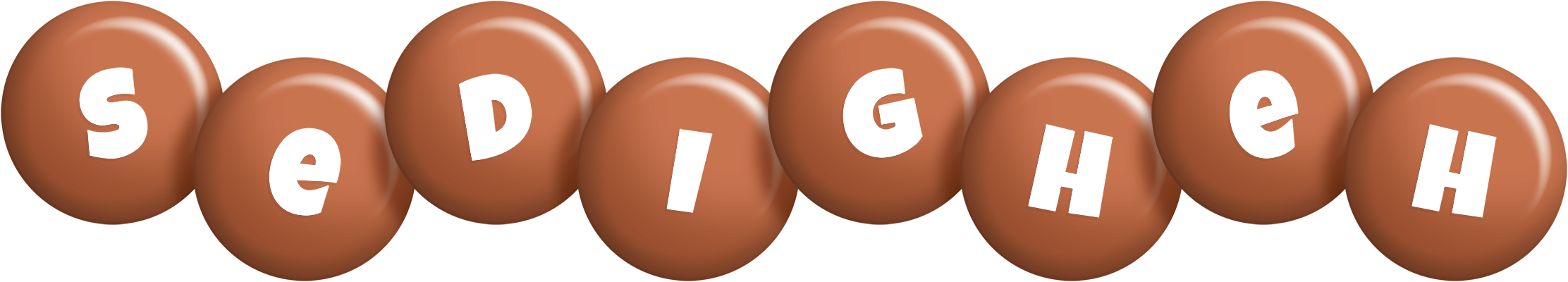 Sedigheh candy-brown logo