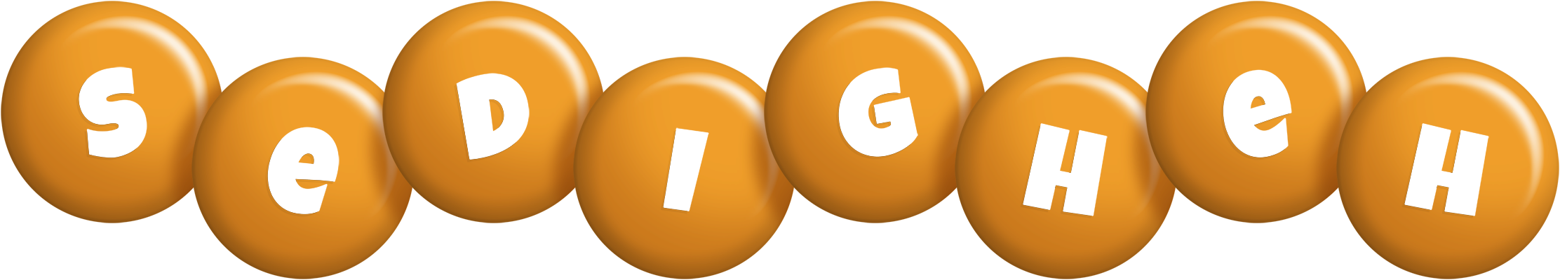 Sedigheh candy-orange logo