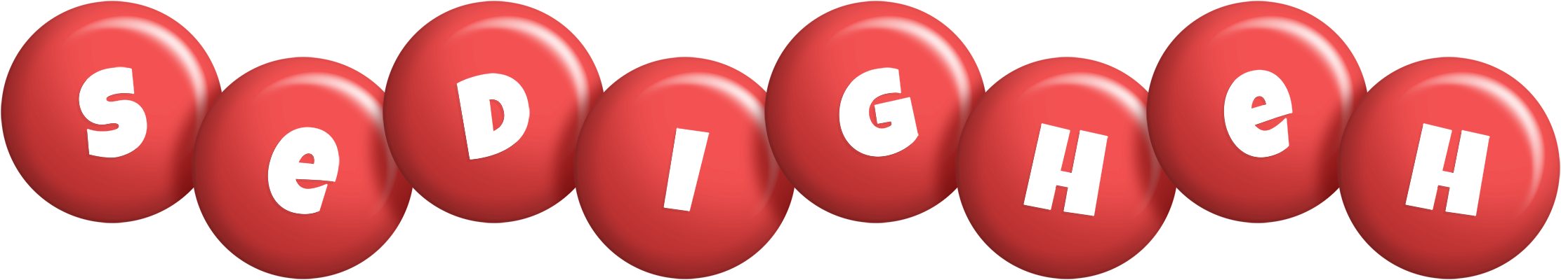 Sedigheh candy-red logo