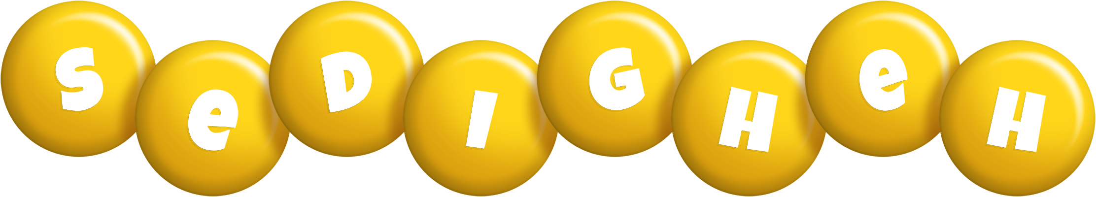 Sedigheh candy-yellow logo