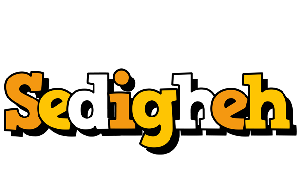 Sedigheh cartoon logo