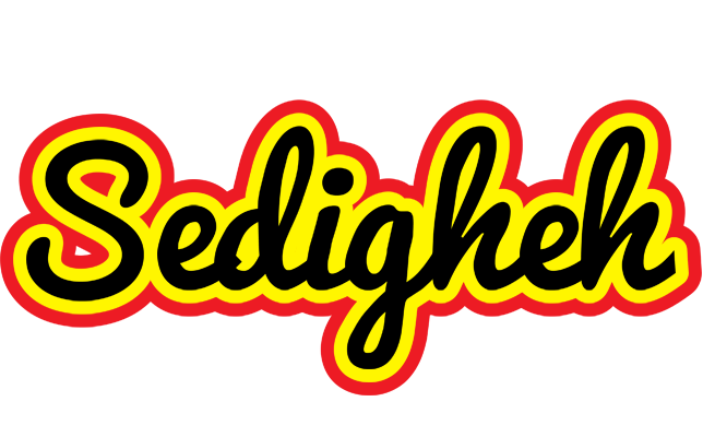 Sedigheh flaming logo