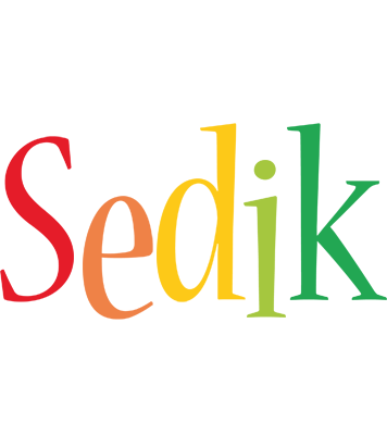 Sedik birthday logo