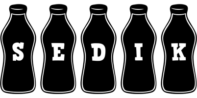 Sedik bottle logo