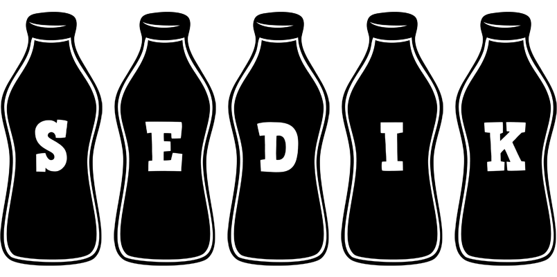 Sedik bottle logo