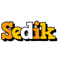 Sedik cartoon logo