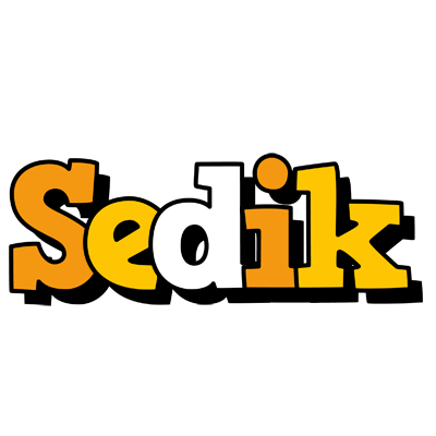 Sedik cartoon logo