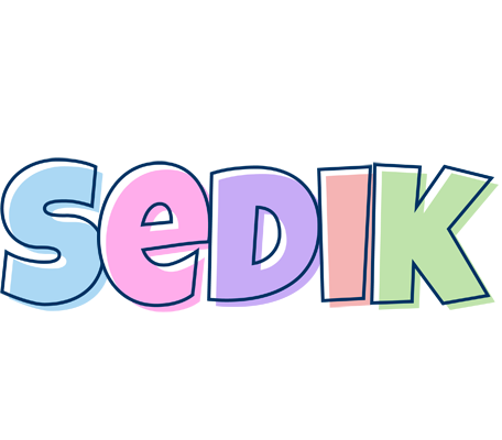 Sedik pastel logo