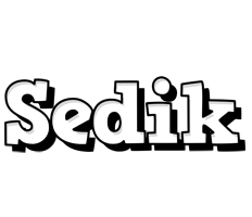 Sedik snowing logo