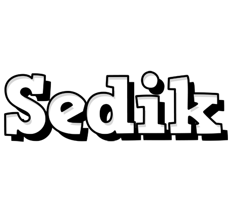 Sedik snowing logo
