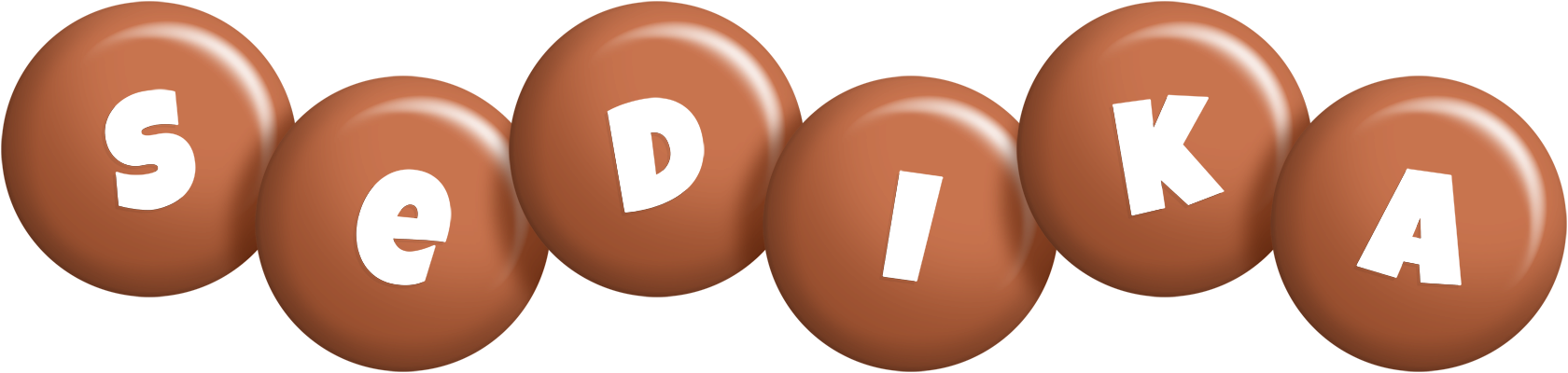 Sedika candy-brown logo