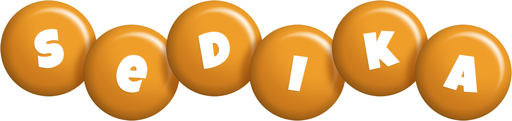 Sedika candy-orange logo