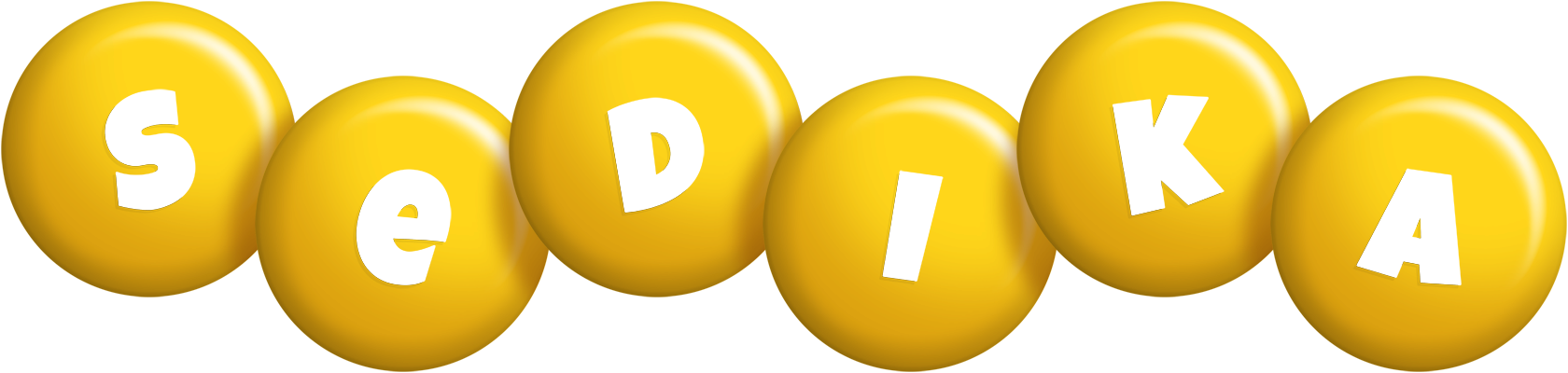 Sedika candy-yellow logo