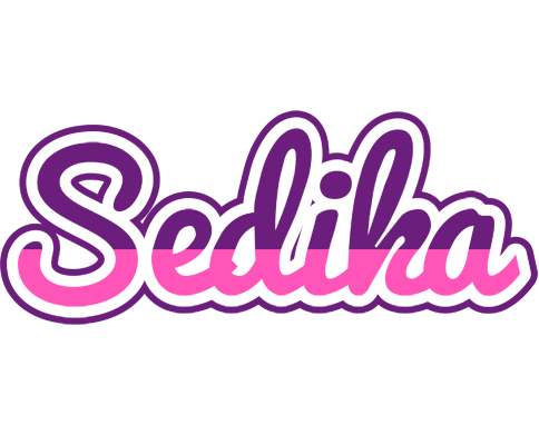 Sedika cheerful logo