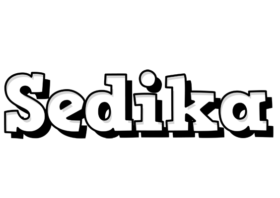 Sedika snowing logo