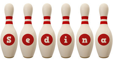 Sedina bowling-pin logo