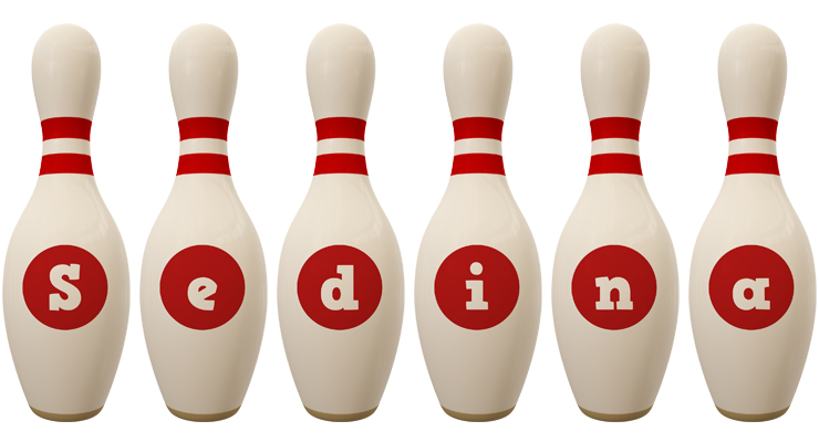 Sedina bowling-pin logo