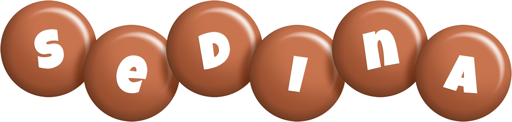 Sedina candy-brown logo