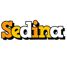 Sedina cartoon logo