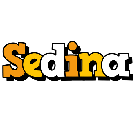 Sedina cartoon logo