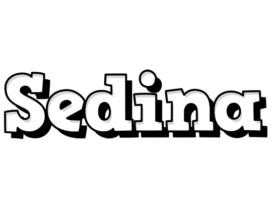 Sedina snowing logo