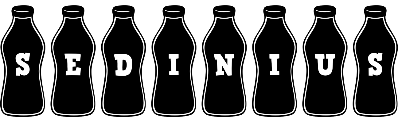 Sedinius bottle logo