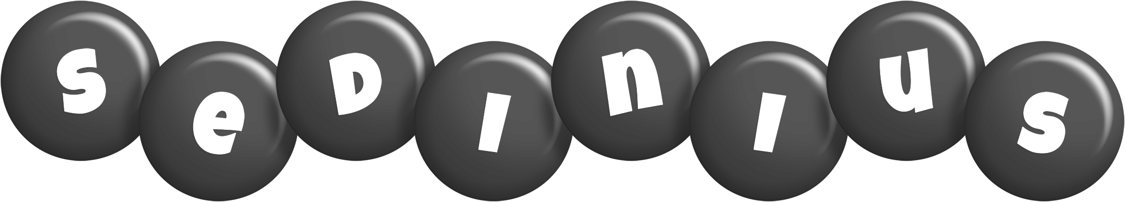 Sedinius candy-black logo