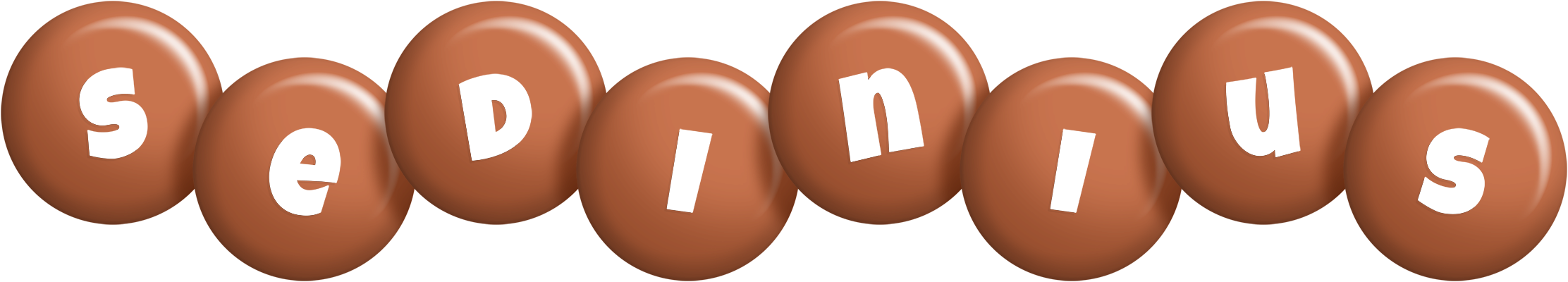 Sedinius candy-brown logo